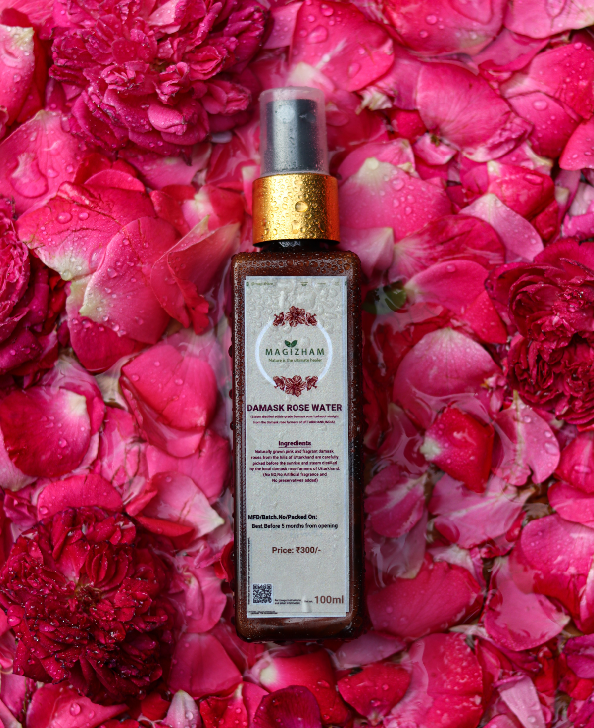 Damask Rose water - 100ml