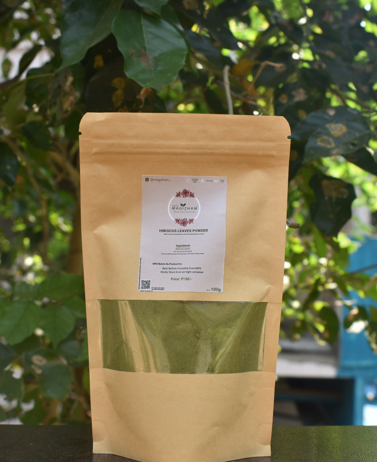 hibiscus leaves powder